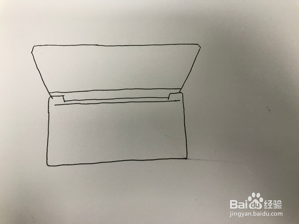 画一盒简易眼影