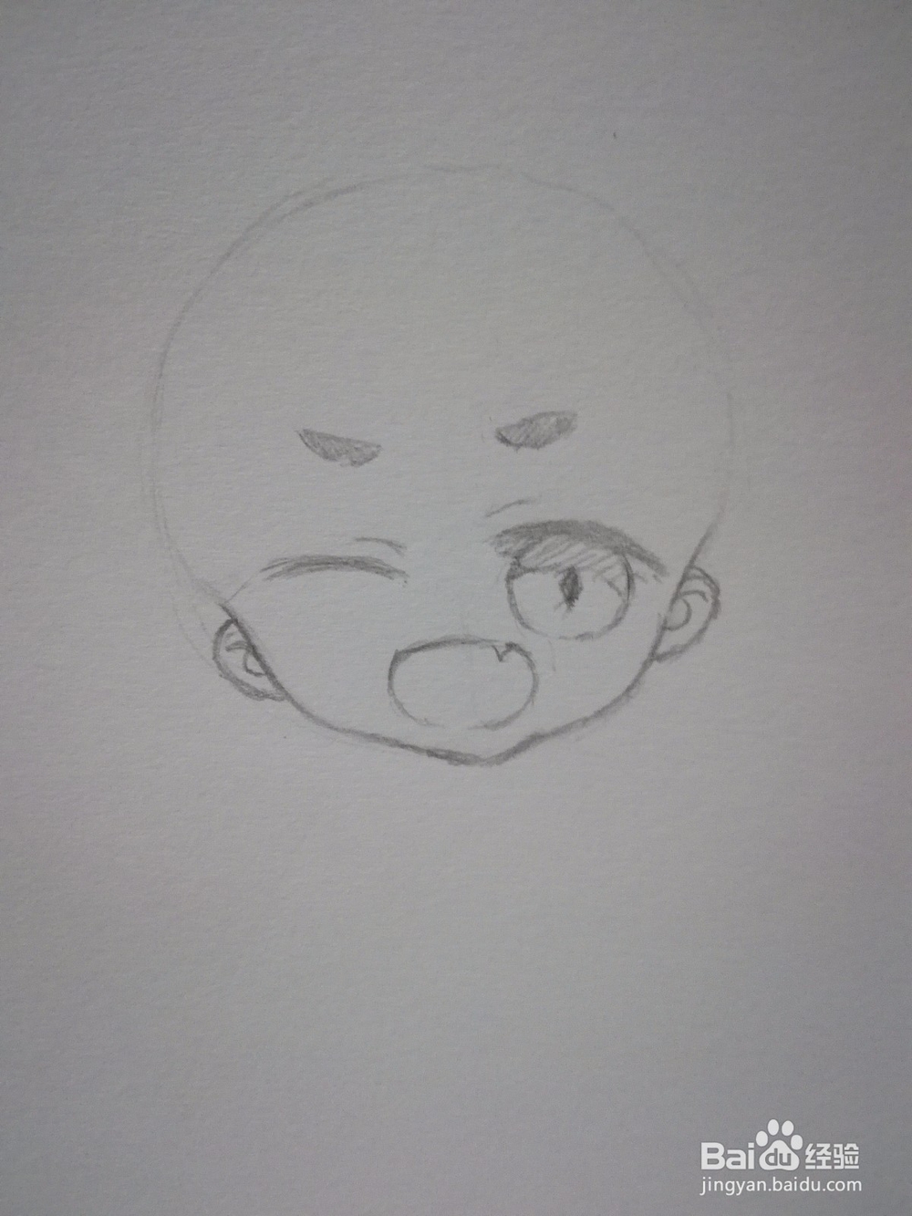 Q版漫画人物头部画法