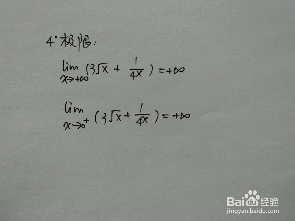 用导数工具画函数y=3√x+1.4x的图像示意图
