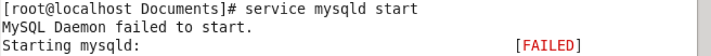 <b>如何解决CentOS下启动MySQL失败的问题</b>