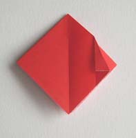 简易折纸玫瑰的制作