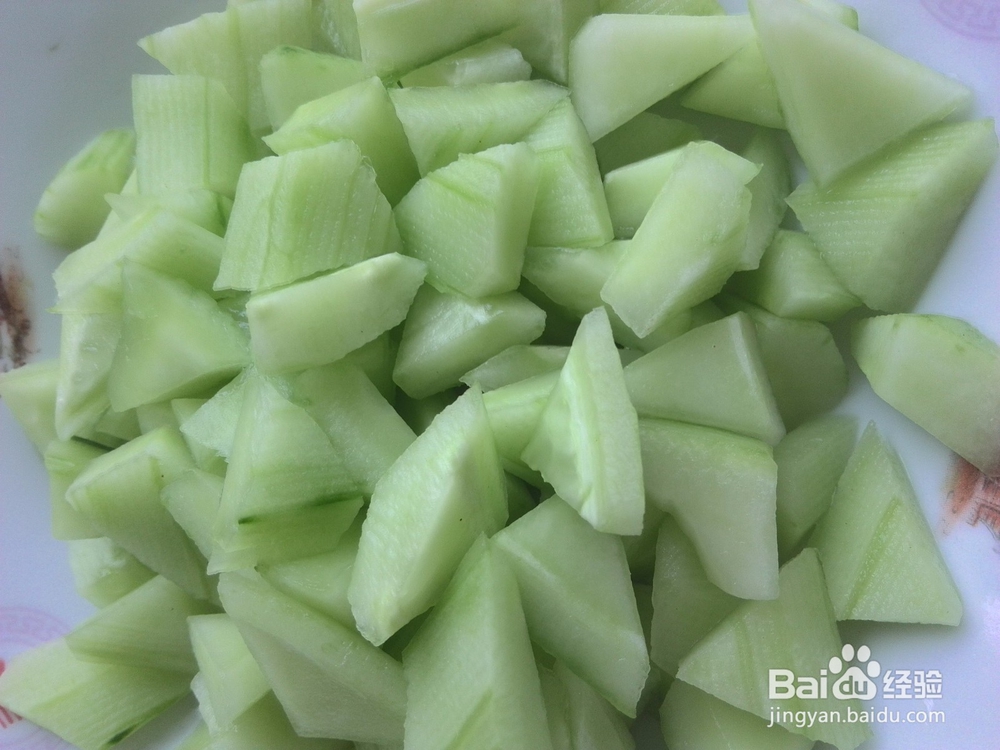 青瓜胡萝卜焖虾饺