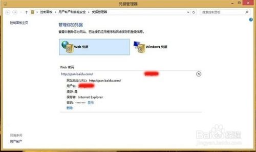 技巧：找回Win8/Win8.1网页和应用存储密码