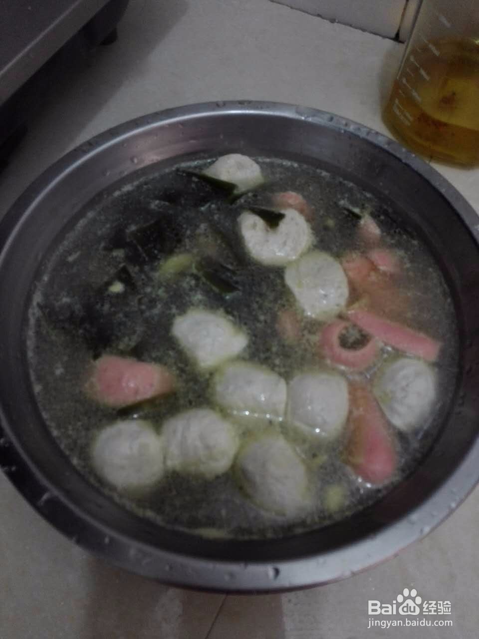 肉丸火腿海带汤