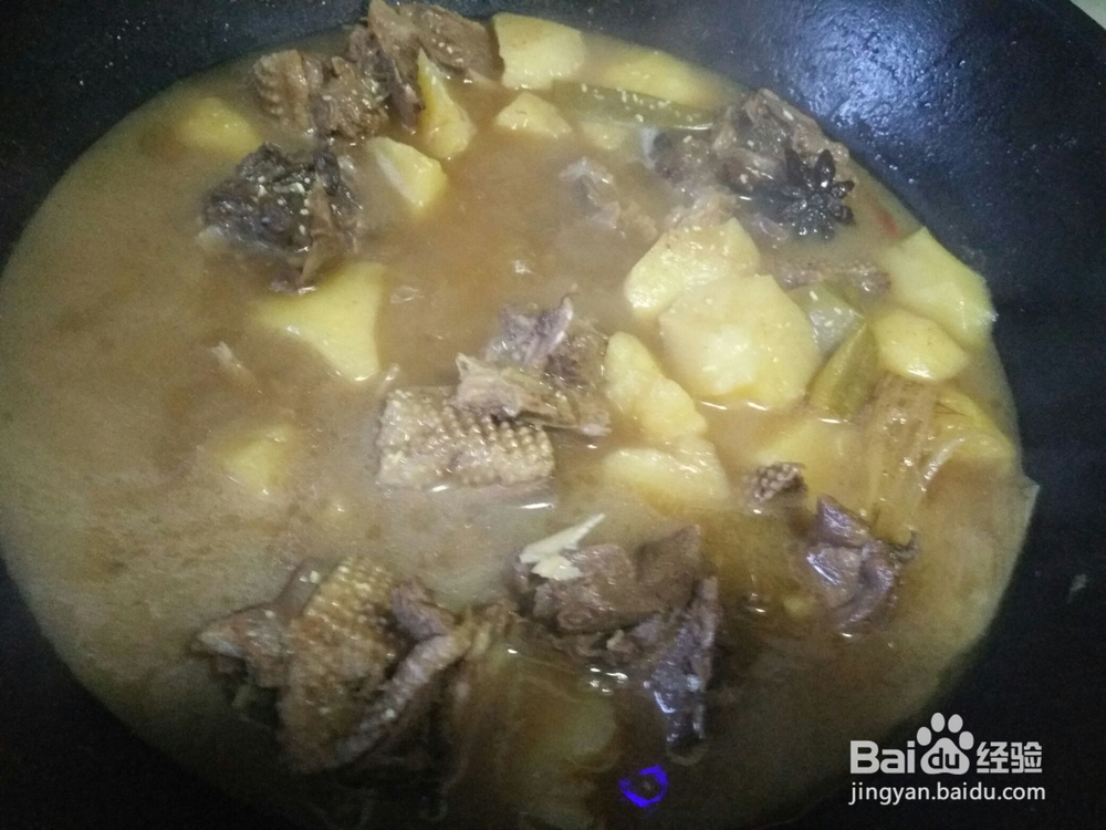 大鹅炖土豆的做法