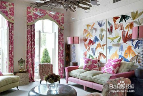 手绘背景墙 创意墙面居室美学