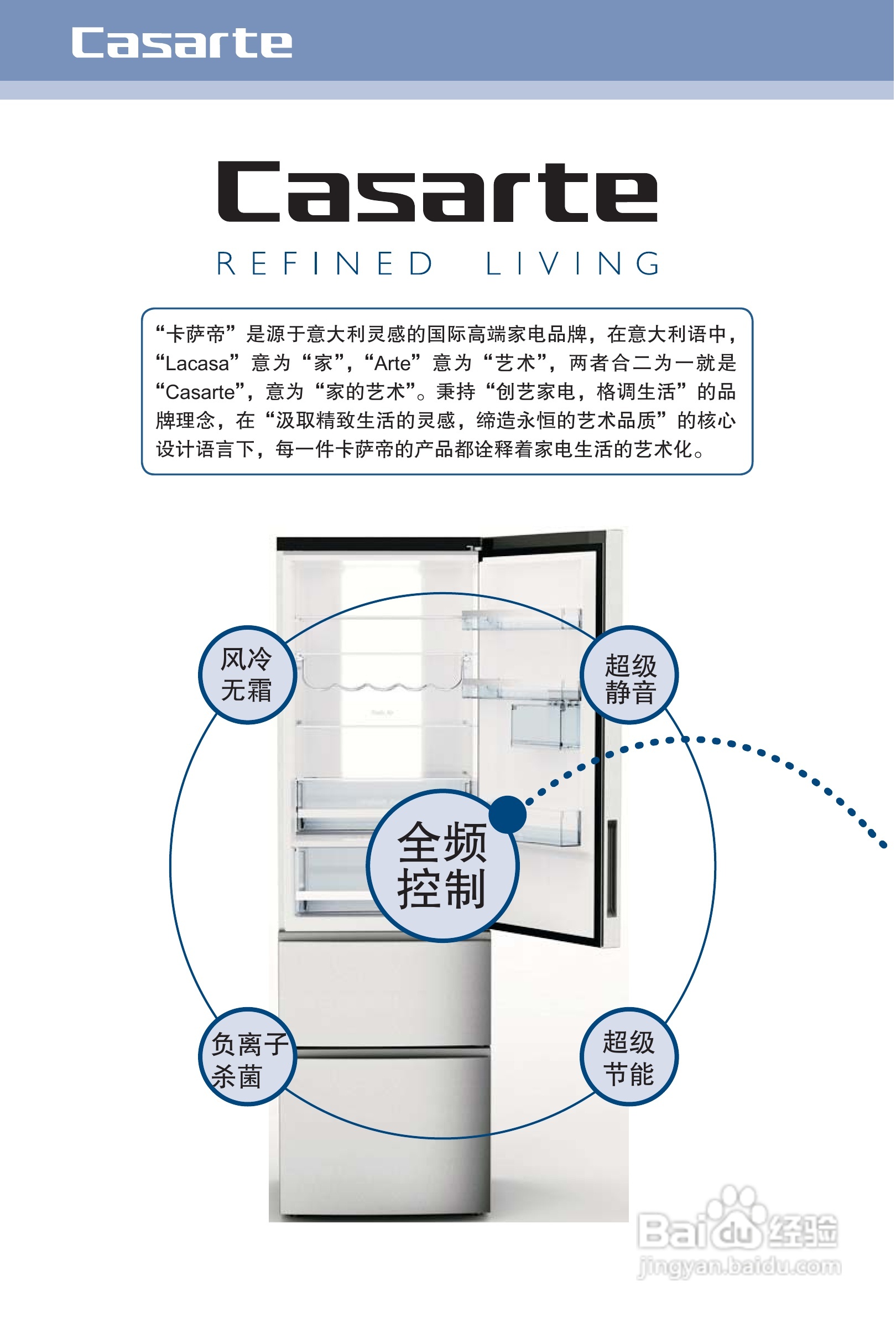 卡萨帝BCD-346WSCA电冰箱使用说明书:[1]