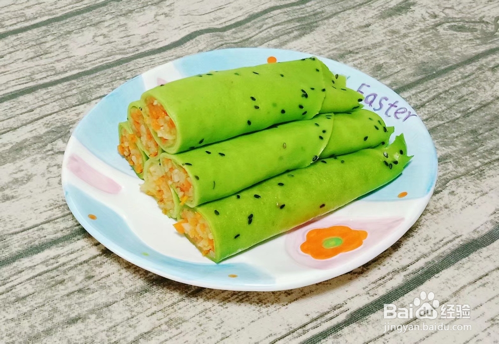 壮壮爱吃的黄瓜鸡蛋卷饼