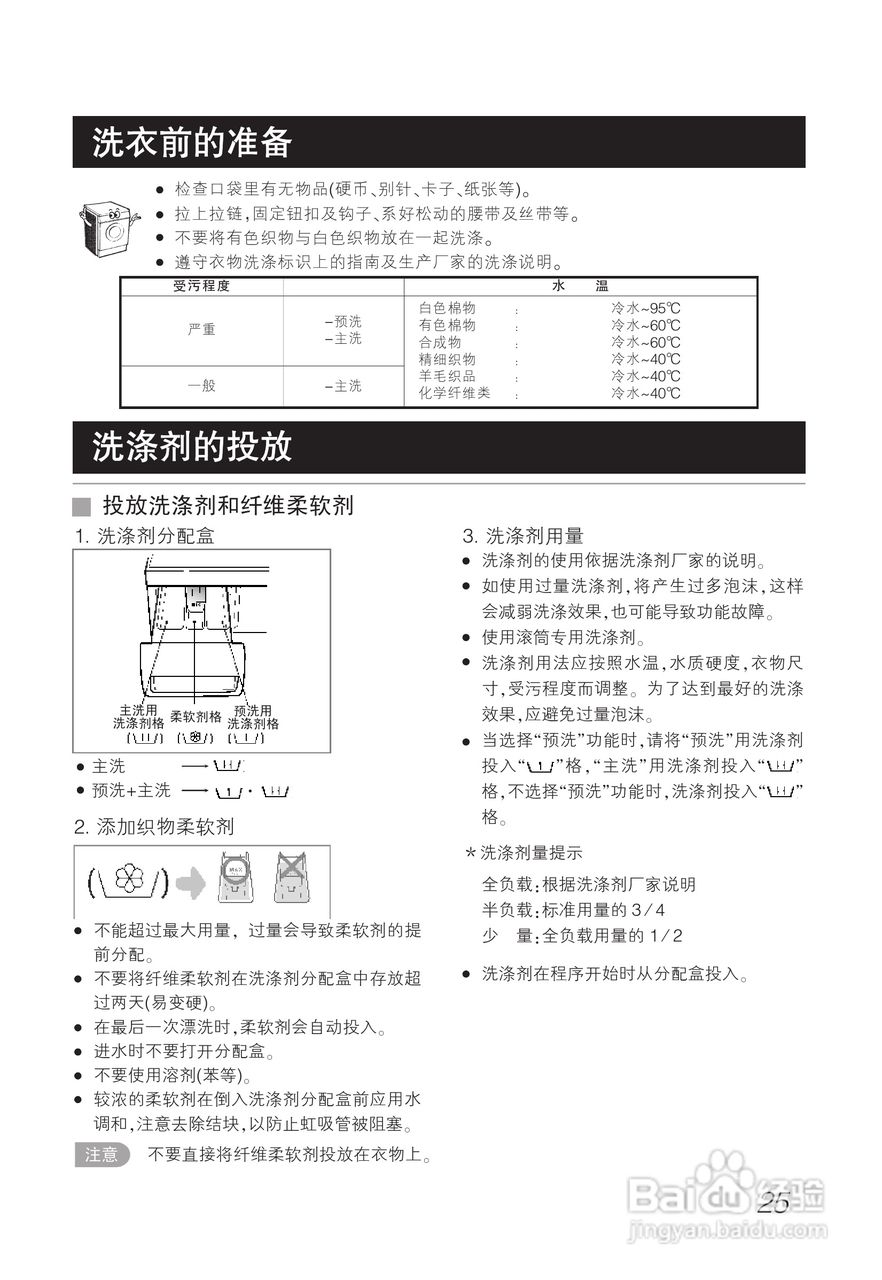 LG WD-A1222ED洗衣机使用说明书:[3]
