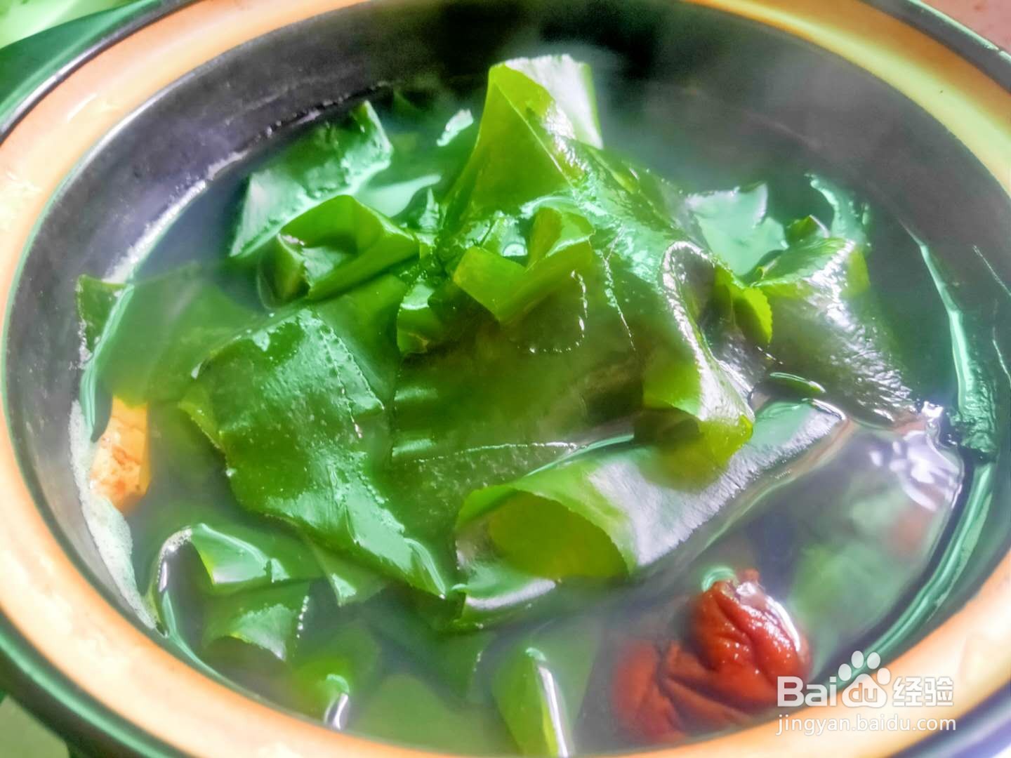 裙带菜香菇腐竹汤---养生菜系列