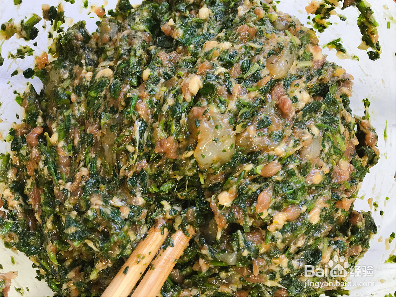 荠菜翡翠鲜虾饺的做法