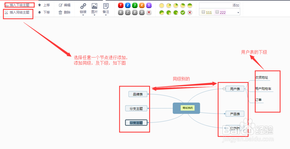 如何使用百度脑图