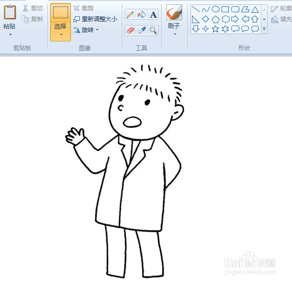 学生演讲简笔画