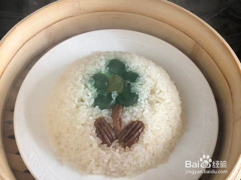 加国无蜜饯版八宝饭的做法