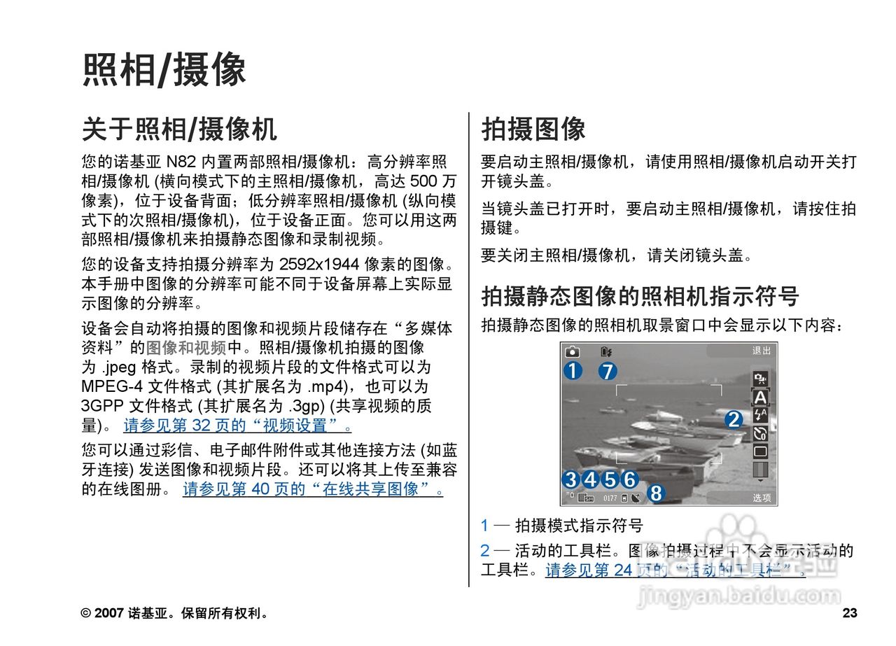 诺基亚N82手机使用说明书:[3]