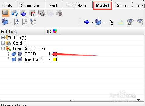 HyperMesh如何创建Nastran SPCD卡片