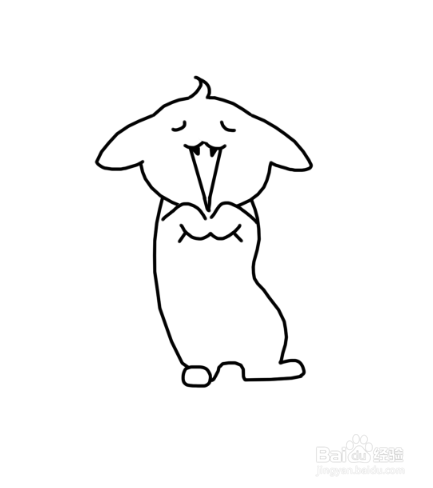 怎么画卡通猫咪的简笔画