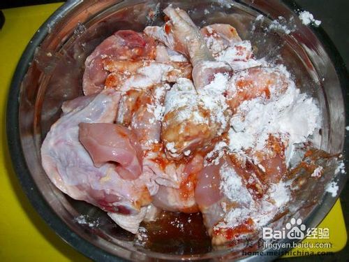 家常菜肴香酥辣味炸鸡块