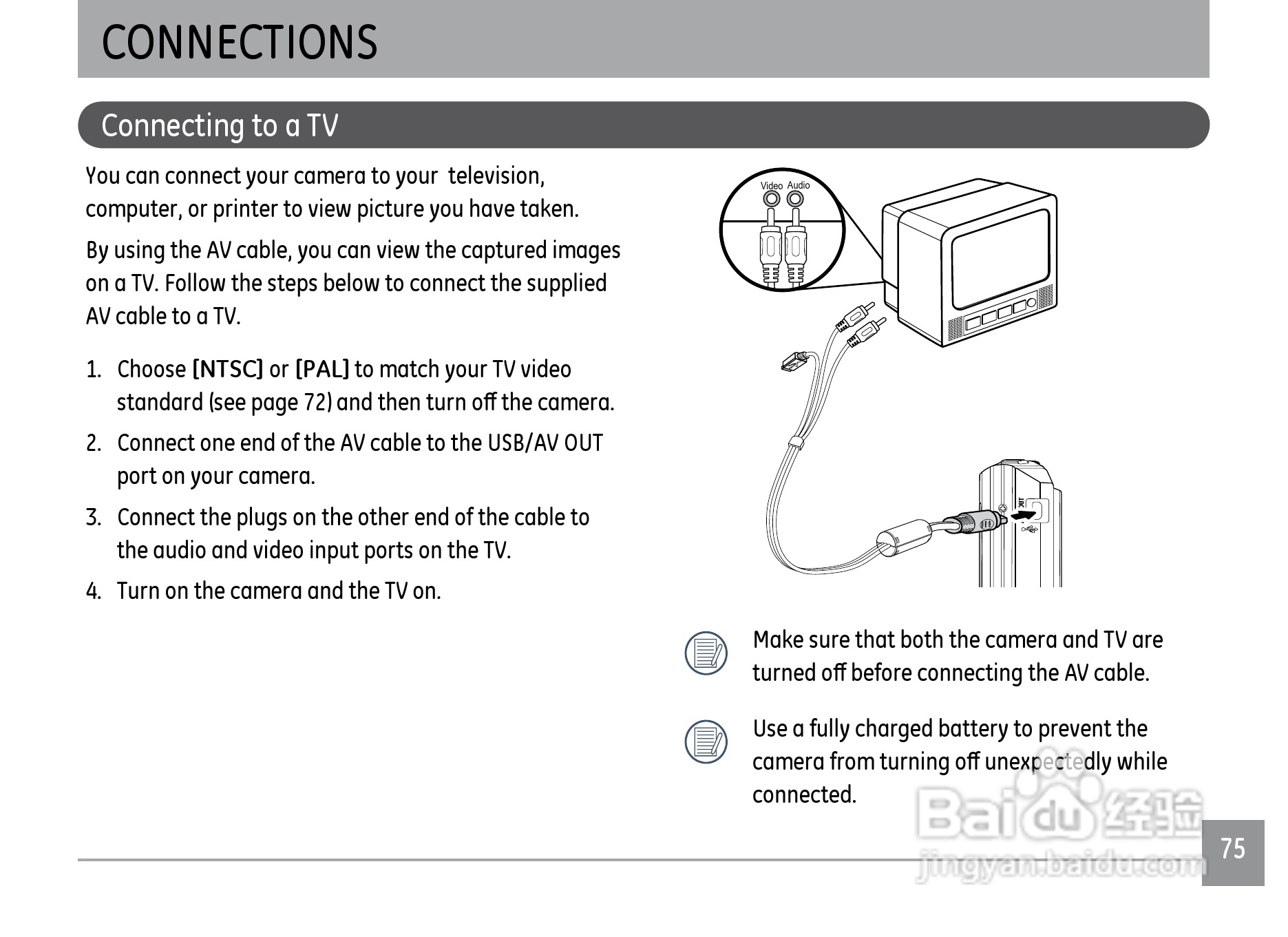 GE通用WM1050数码相机说明书:[8]