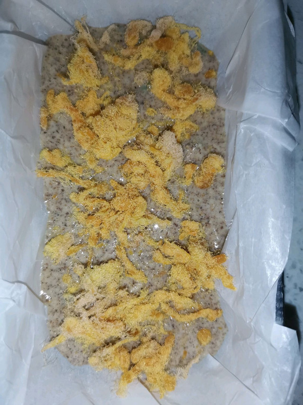 全麦香葱肉松面包