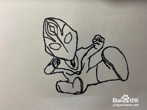 艾斯奥特曼怎么画