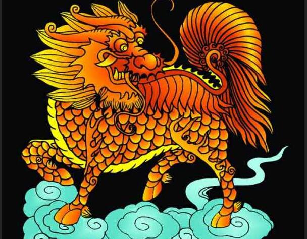 古代传说中的麒麟是什么颜色的