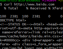 windows系统如何使用curl命令