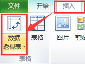 excel2010数据透视表中分组展开数据