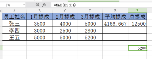 Excel表格常用统计函数的示例