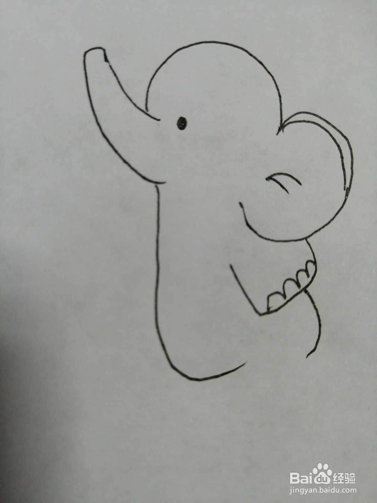 简笔画大象怎么画