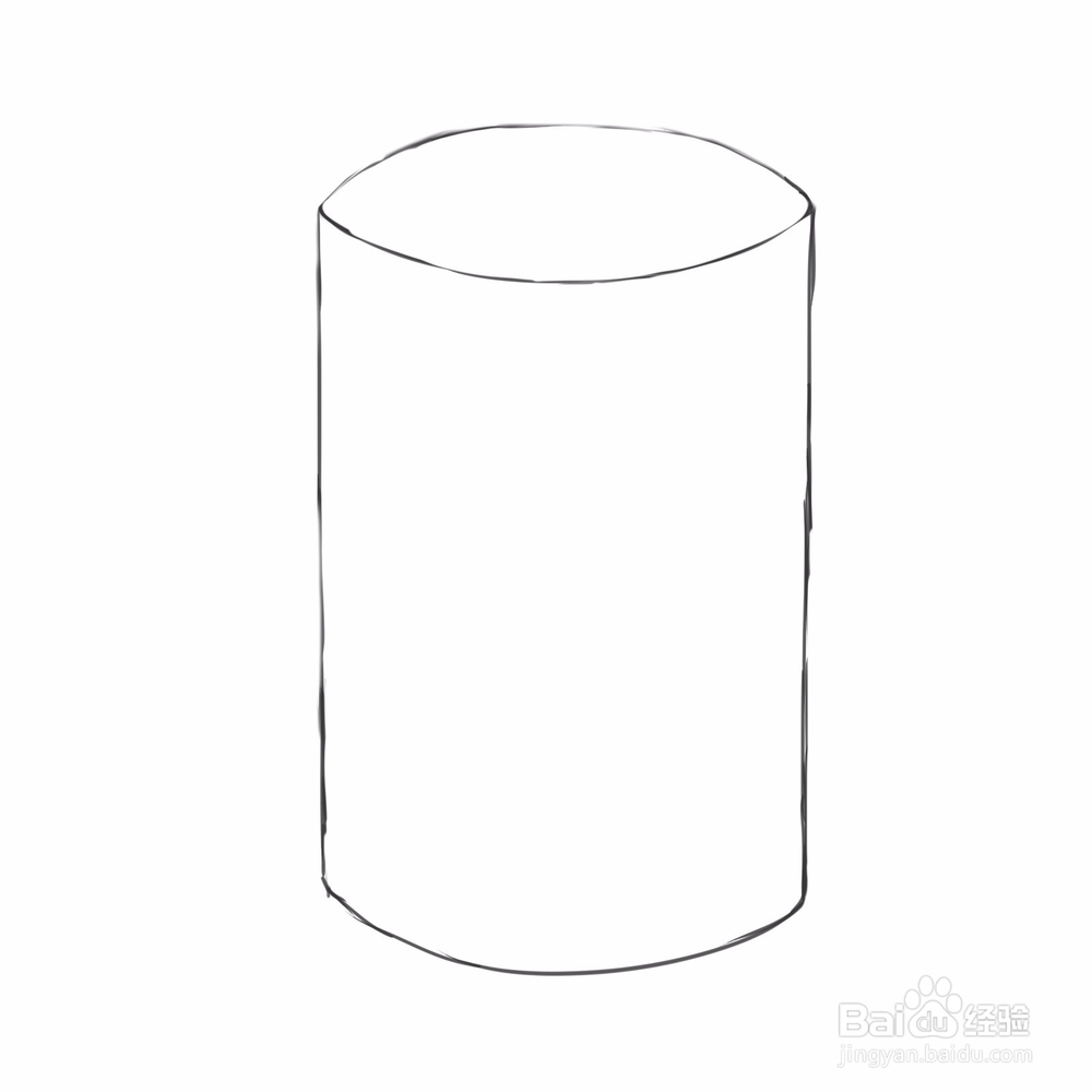 板绘教程——怎么画圆柱体