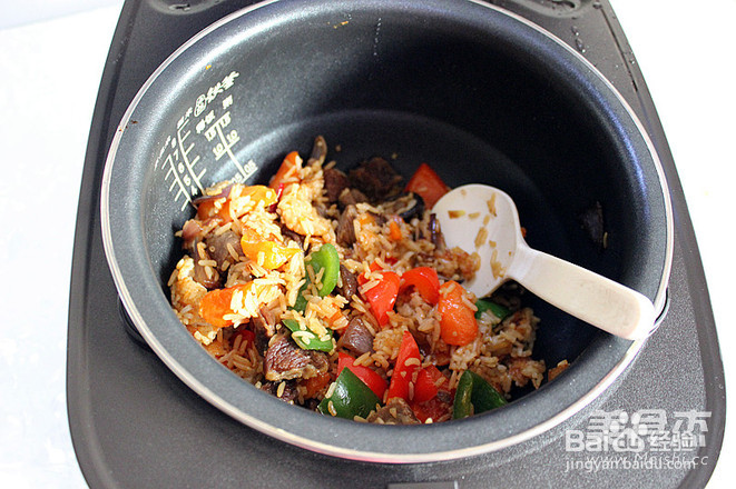 家庭简约版羊肉抓饭