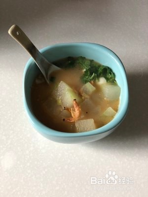 食补佳品虾米冬瓜汤的做法
