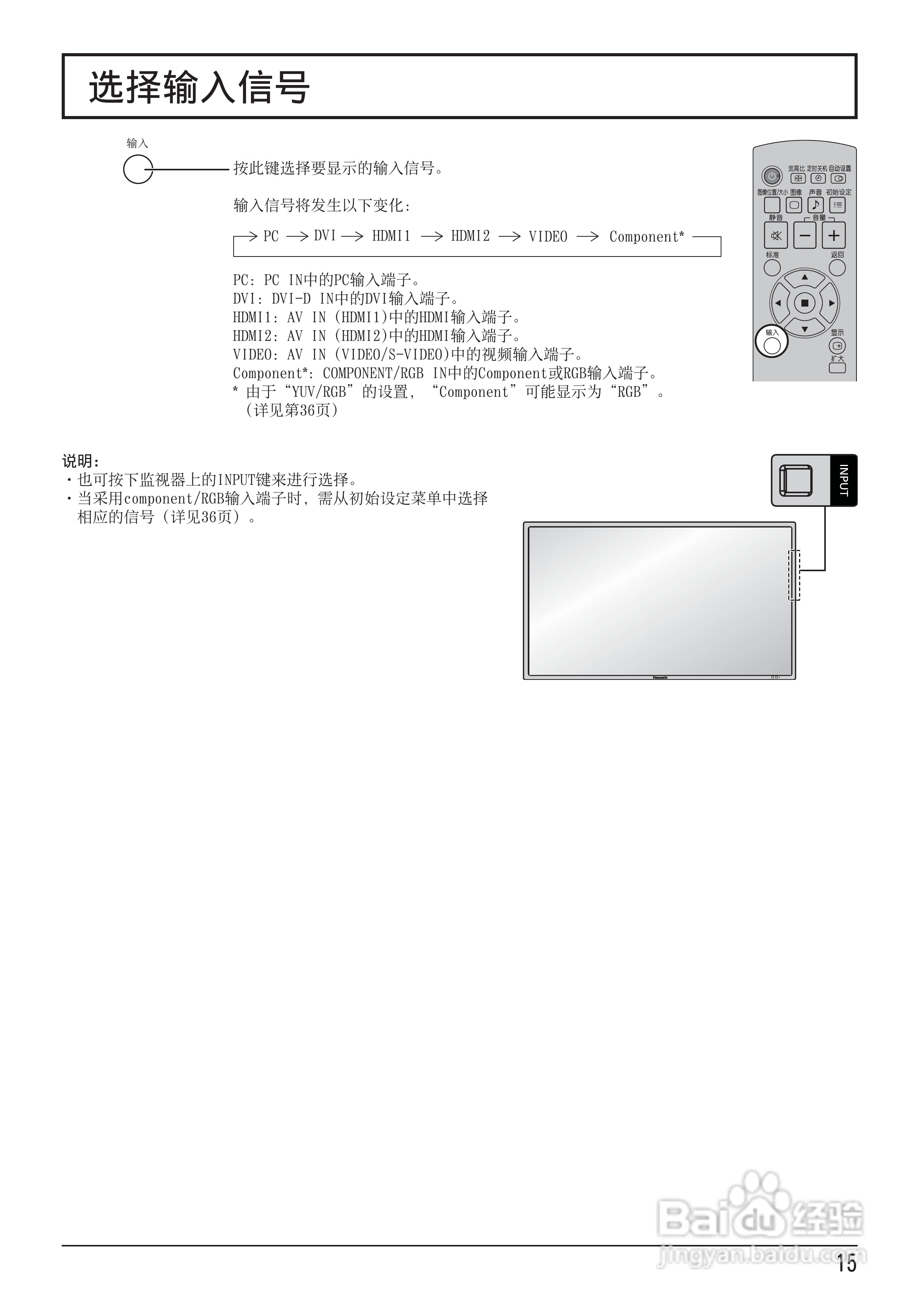 松下TH-42LF20C液晶监视器使用说明书:[2]