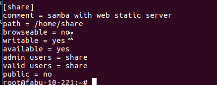 Ubuntu16.04搭建samba服务器方法
