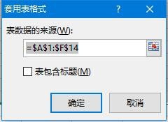 excel如何套用表格样式
