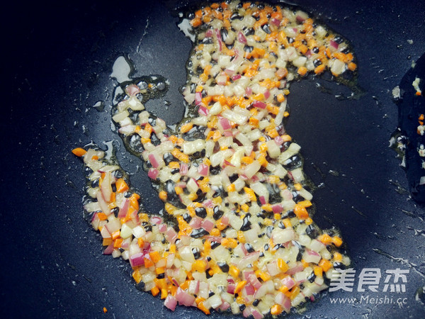 炸鸡青菜蛋炒饭