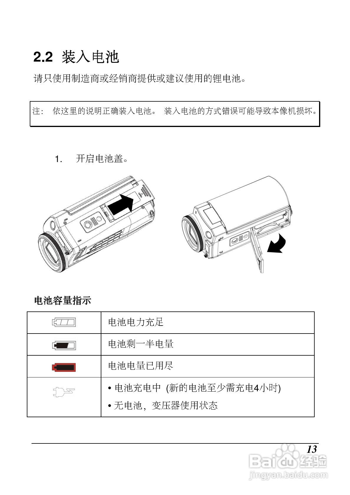 海尔DV-P10数码摄像机说明书:[2]