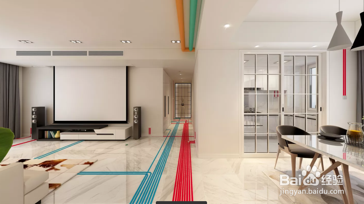 酷家乐如何渲染水电全景图