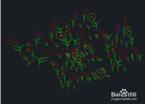CAD中如何利用外部参照创建花园