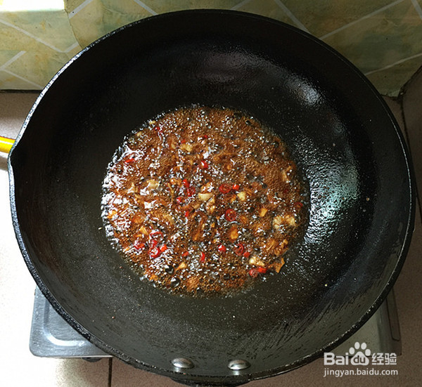 豉油番薯叶的制作方法