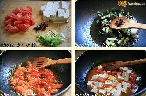 怎样在家做西红柿烩豆腐
