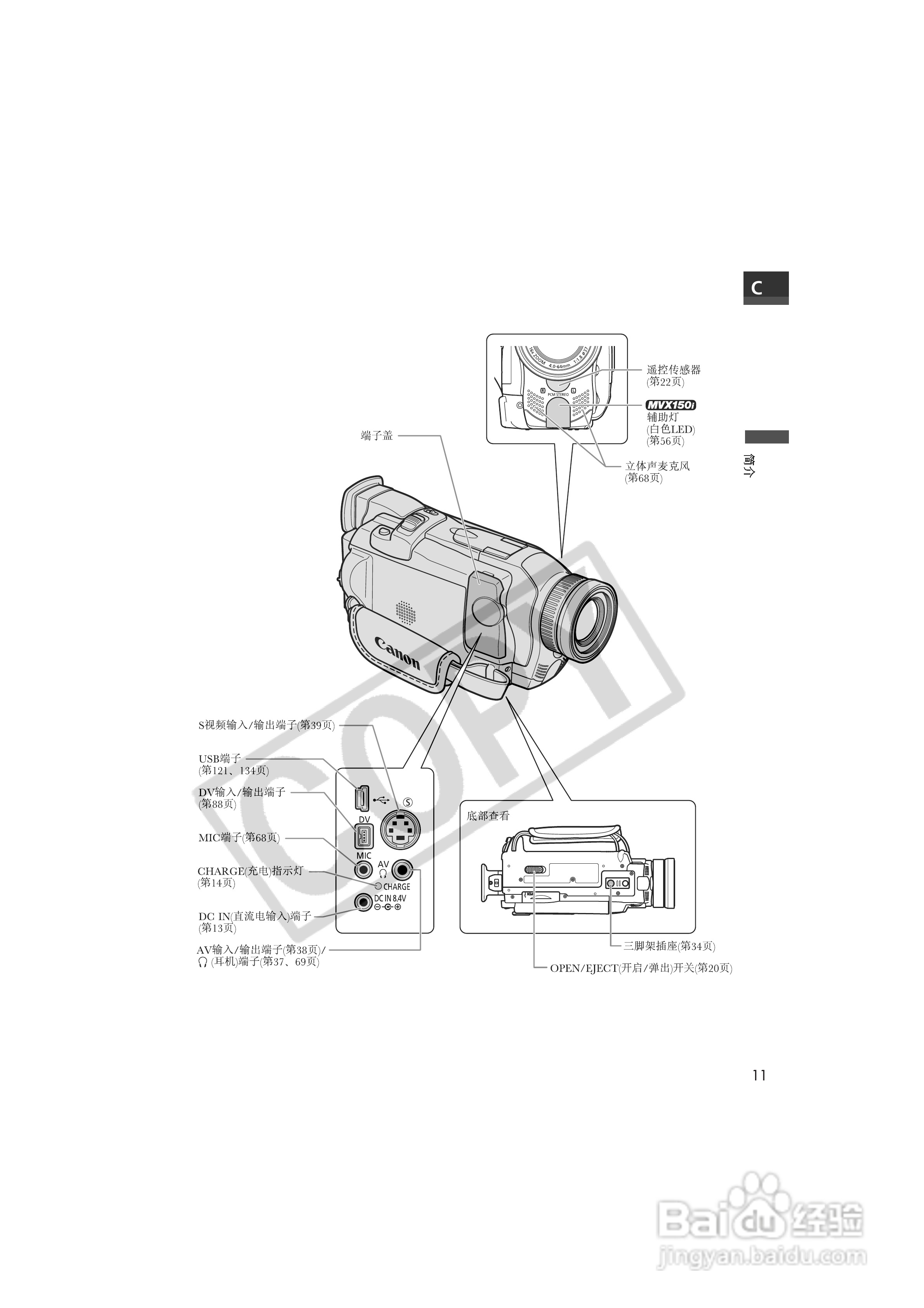 佳能MVX100i数码摄像机使用说明书:[2]