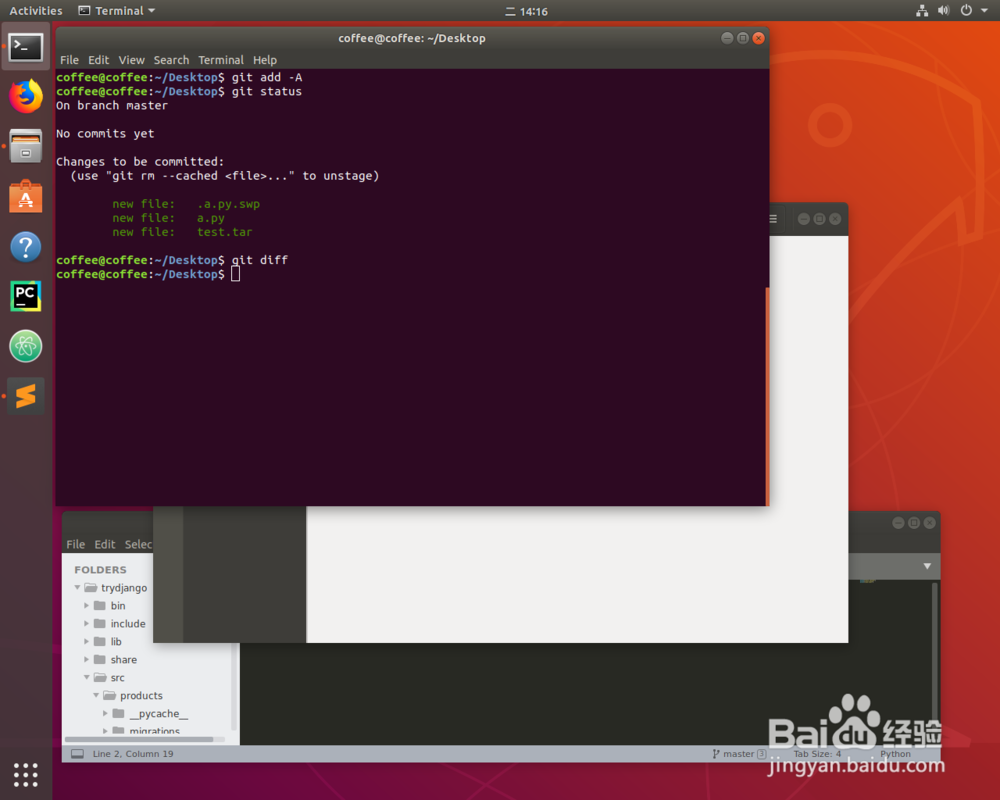 在Ubuntu里如何对git工作区撤销修改