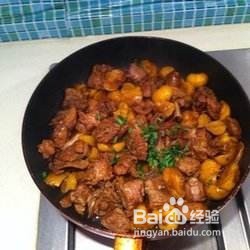 板栗红烧鸭子的制作方法