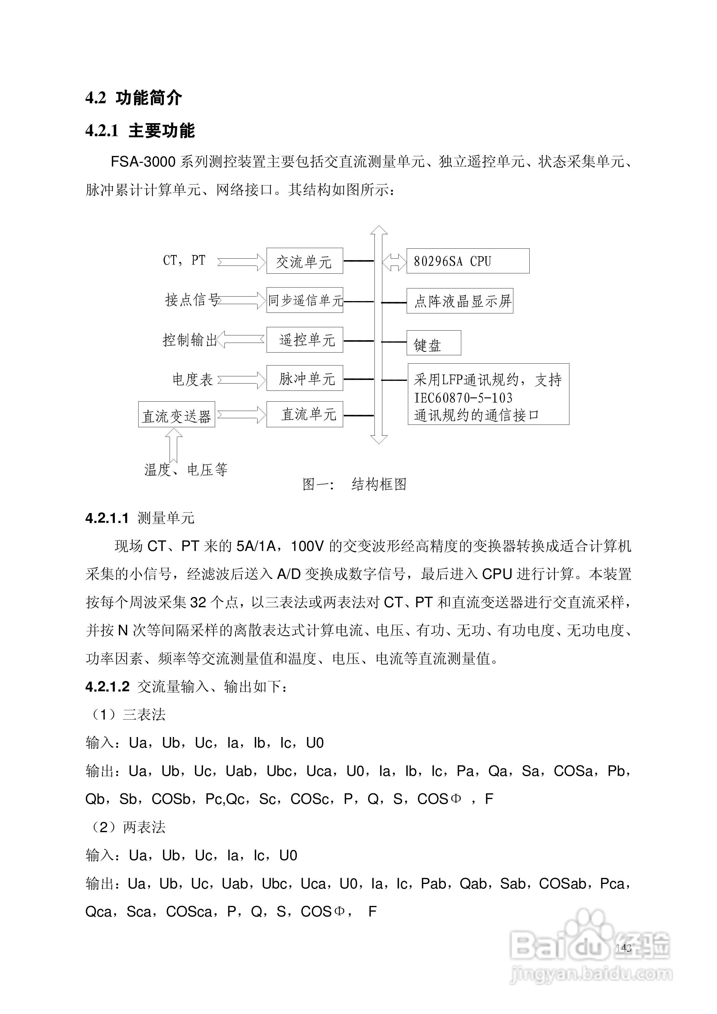 安瑞FSA-3152A备用电源自投装置技术说明书:[17]