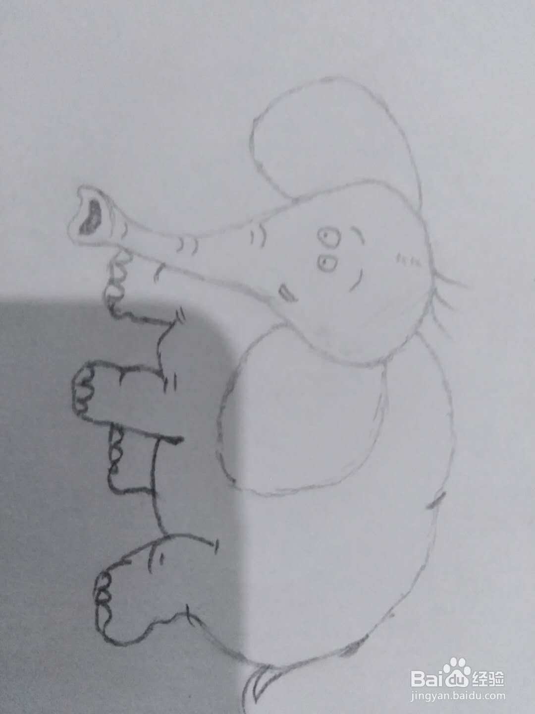 大象的简笔画如何画