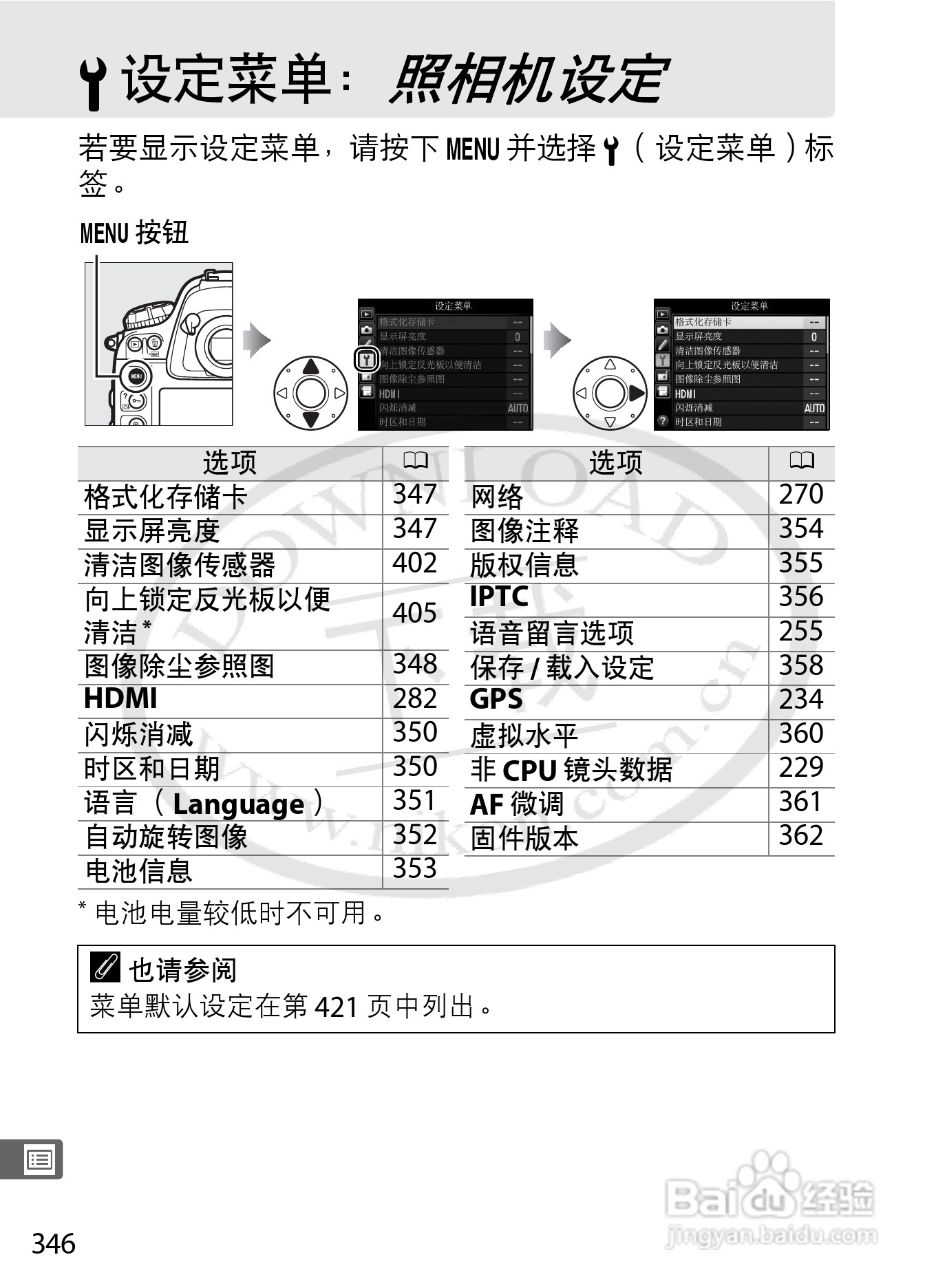 尼康D4数码相机使用说明书:[38]