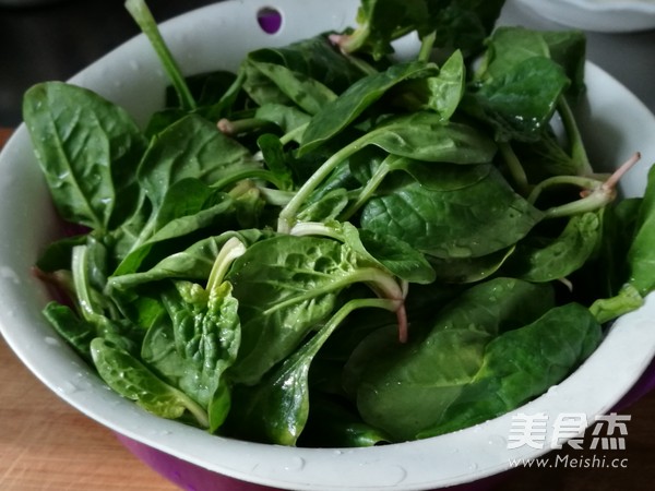 蒜泥菠菜的做法