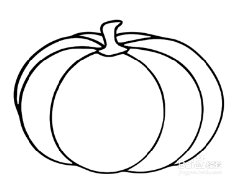 美味南瓜简笔画
